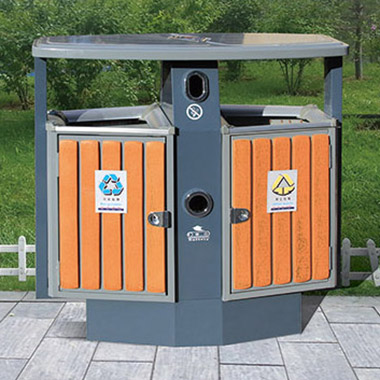鋼木垃圾（jī）桶